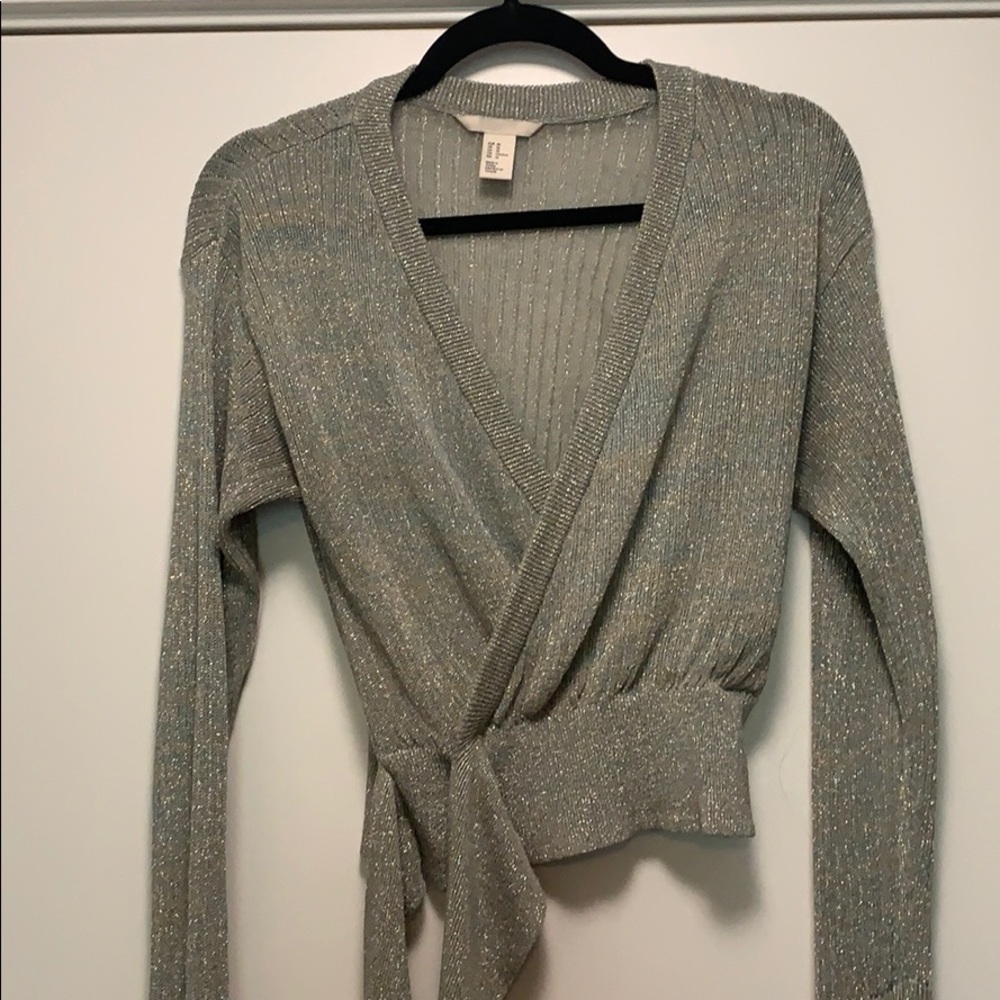 Green sparkle sweater